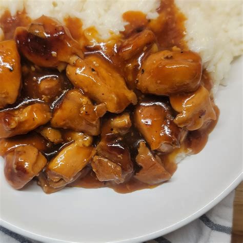 Bourbon Chicken And Rice Homemade On A Weeknight