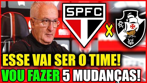 BOMBA SAIU AGORA DORIVAL JÁ DEFINIU A ESCALAÇÃO TORCIDA VAI A LOUCURA