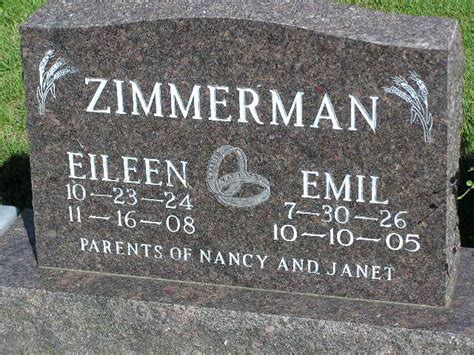 Eileen Lisbeth Paulus Zimmerman 1924 2008 Memorial Find A Grave