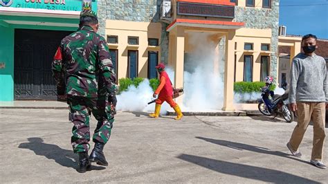 Antisipasi Penyebaran DBD Pemerintah Desa Gunungguruh Lakukan Fogging