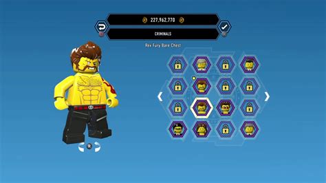 LEGO CITY UNDERCOVER Rex Fury Barechest Unlocked YouTube