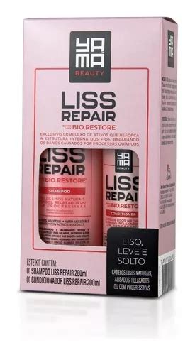 Kit Liss Repair Shampoo Condicionador Yam Beauty Mercadolivre