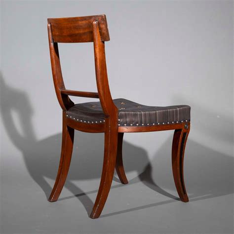 Pair Of Regency Klismos Chairs For Sale At 1stdibs