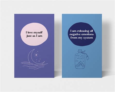 Deck Of 30 Self Love Affirmation Cards Printable Daily Affirmations