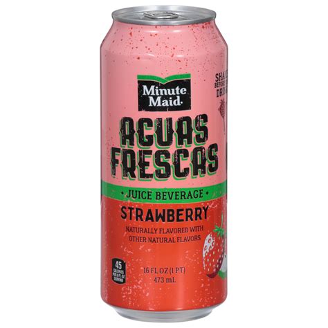 Save On Minute Maid Aguas Frescas Strawberry Juice Beverage Order