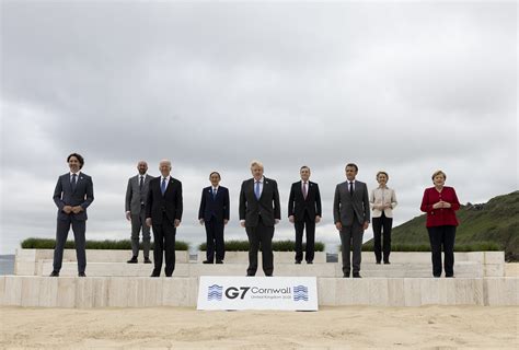 Prime Minister Boris Johnson G7 Leaders Summit Day One A Photo On