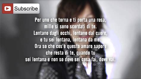 Gianna Nannini Lontano Dagli Occhi Lyrics Testo Youtube