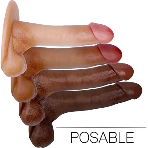 Soreal Posable Plus Floating Balls Dual Density Dildo Rodeoh