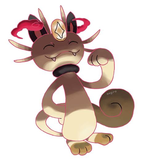 Gigantamax Meowth redesign by aegiro on DeviantArt