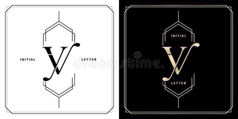 YV Or VY Initial Letter And Graphic Name YV Or VY Monogram For