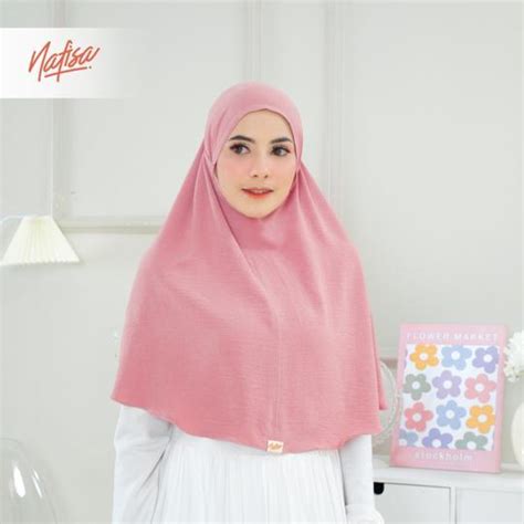 Jual Nafisa Hijab At Home Crinkle Airflow Premium Bergo Maryam