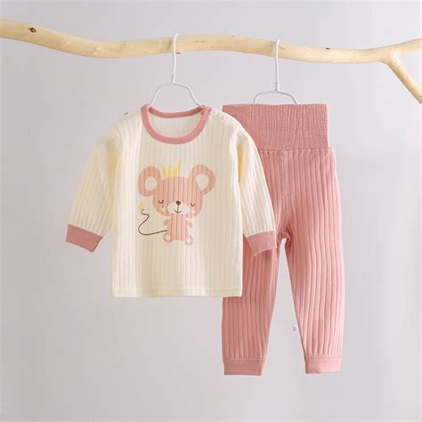 Baby Autumn Clothes Suit Cotton Baby High Waist Belly Pants For Boys