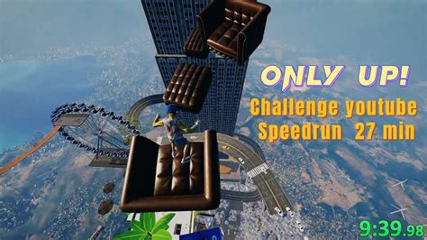 Only Up Game Speedrun Challenge Youtube Fastest 27 Min World Record