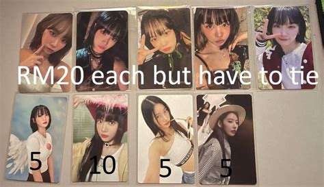 WTS IVE LE SSERAFIM YENA IZONE Photocard Hobbies Toys Collectibles