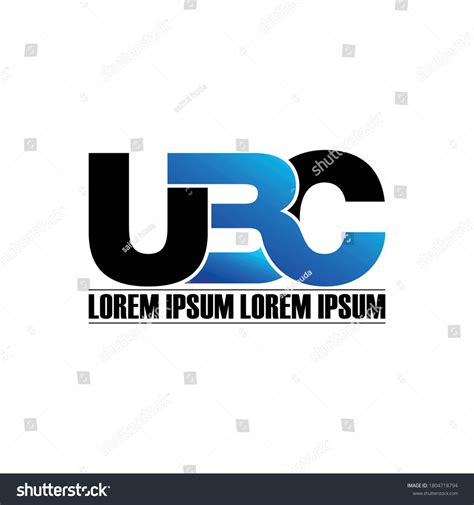 Letter Ubc Monogram Logo Design Vector Stock Vector (Royalty Free) 1804718794 | Shutterstock