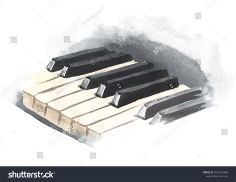 How To Draw A Piano Keyboard