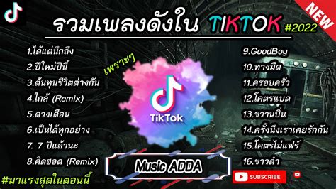 รวมเพลงดังในtiktokล่าสุด รวมเพลงฮิตในแอพติ๊กต๊อกล่าสุด เพราะๆฟังสบายๆ Youtube