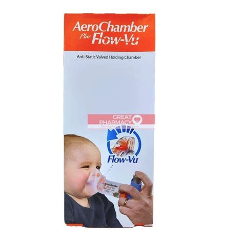 Aerochamber Plus Flow Vu Inhaler Orange Infant Months Small Mask