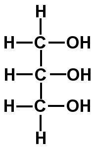 This is a glycerol which is a monomer of a lipid. | Glycerol ...