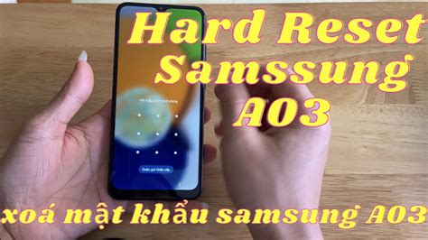 Hard Reset Samsung A X A M T Kh U M N H Nh Samsung A Youtube