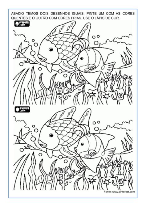 Ano Plano De Aula De Arte Cores Quentes E Frias Cuca Super Legal