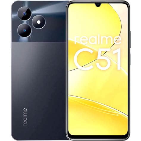 Smartphone Realme C51 Rmx3830 Dual Sim 4gb128gb 674 Os 13 Carbon