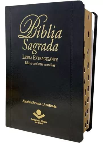 Biblia Sagrada Letra Extragigante Edi O Palavras De Jesus Em