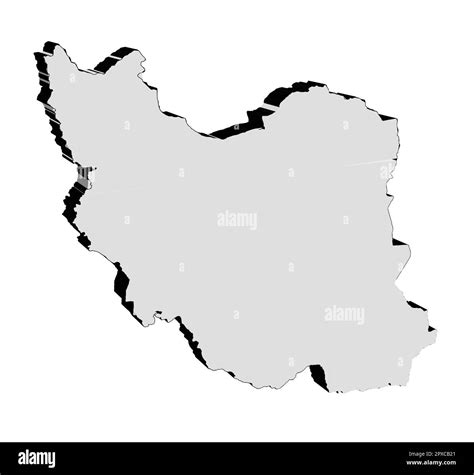 Iran Map Vector Black And White Stock Photos Images Alamy