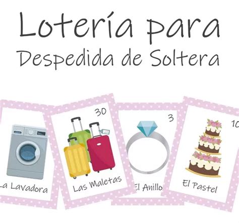 Kit Imprimible Lotería Despedida Soltera 50 Tablas Oferta en venta en