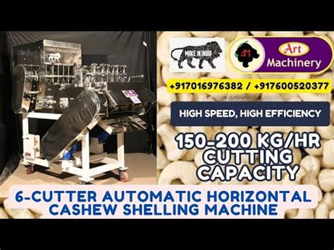 High Speed Cashew Shelling Cutting Machine Cutters To Kg