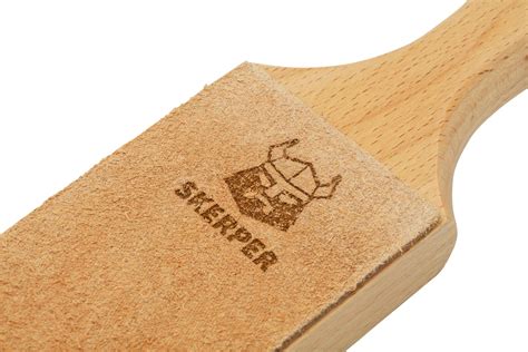 Skerper Paddle Strop Viking Rough Stropping Paddle Advantageously