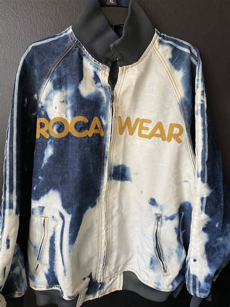 Rocawear × Streetwear × Vintage Jay Z Jigga X Rocawear Custom Denim Oversized Track Jacket Grailed