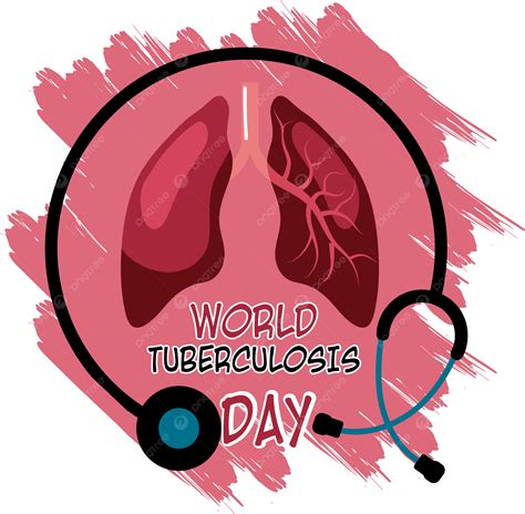 청진기와 폐가있는 분홍색 페인트 얼룩에 세계 결핵의 날 의료 폐 건강 Png 일러스트 및 벡터 에 대한 무료 다운로드 Pngtree