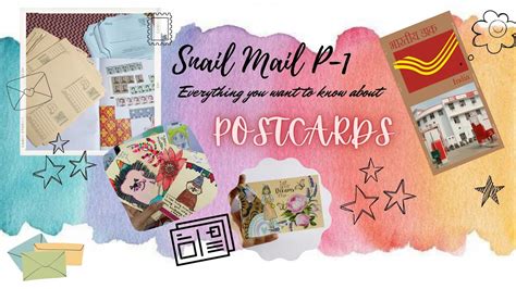 Snail Mail Guide P Postcards Things To Want To Know About A Beginners