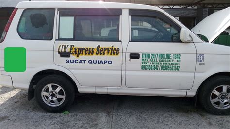 Uv Express Sucat Quiapo Sucat Lawton Used Philippines