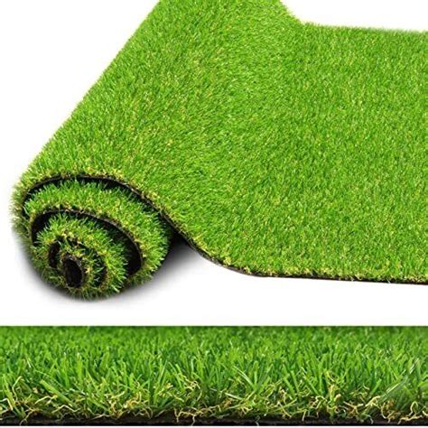 Realistic Artificial Grass Rug Fake Faux Turf Grass ZGR 0 8 4 FT X 6