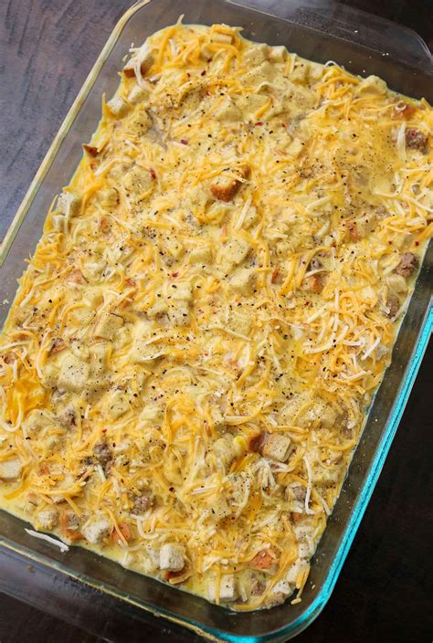 Easy Stuffing Sausage And Egg Breakfast Casserole Kindly Unspoken