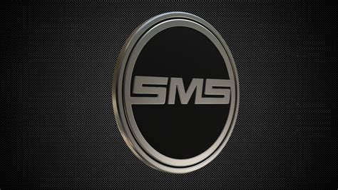 SMS Logo - 3D Model by 3d_logoman