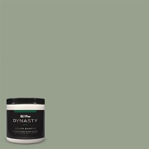 Behr Dynasty Oz N Bitter Sage One Coat Hide Semi Gloss Enamel