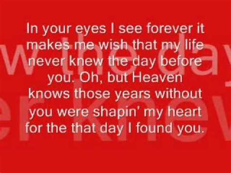 The Day Before You By Rascal Flatts Lyrics YouTube