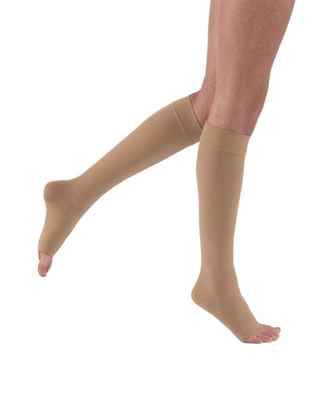 Jobst Relief Compression Stockings 30 40 Mmhg Knee High Open Toe Dunn