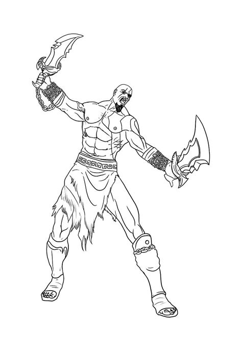 Desenhos De God Of War Para Colorir Tudo Para Colorir