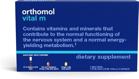 Amazon Orthomol Vital M Vial Men S Multivitamin Day Supply