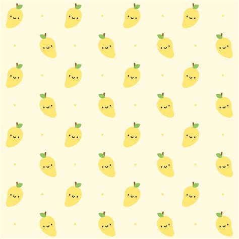 Premium Vector Mango Seamless Pattern Background