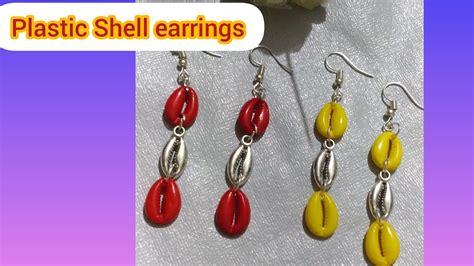 Crowrie Earrings Diy Shell Earrings Seashell Earrings Tutorial Youtube