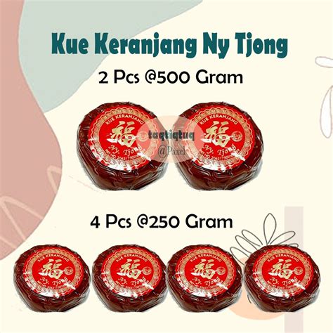 Order Online Kue Keranjang Ny Tjong Halal 2 Pcs 500 Gram 4 Pcs 250