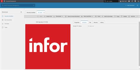 Infor Document Management Workflow Approval Infor Marketplace