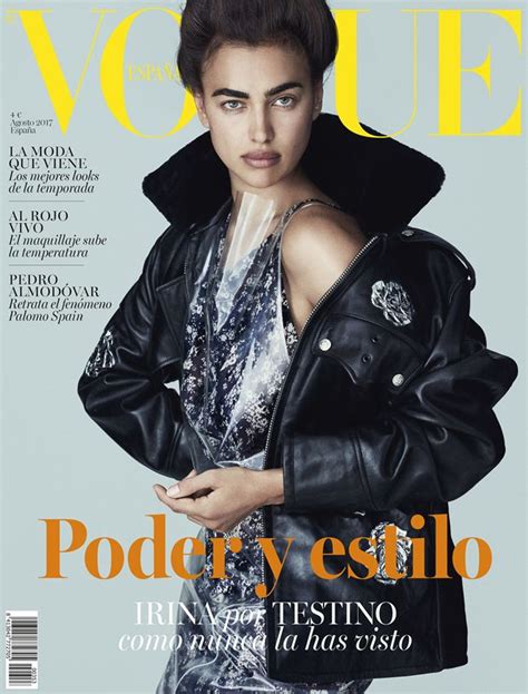 Irina Shayk y Mario Testino un tándem mágico en VogueAgosto Modelos