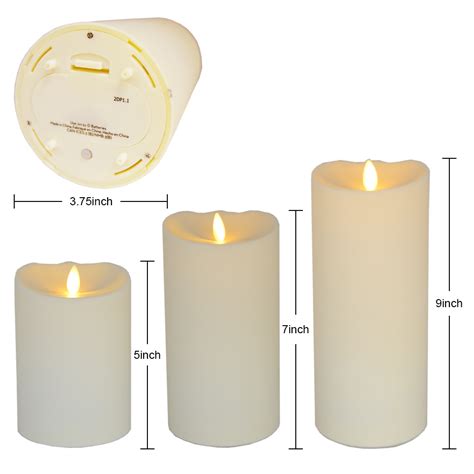 Wholesale Home Flickering Artificial Windproof Flameless Led Moving Wick Candles Led Candle