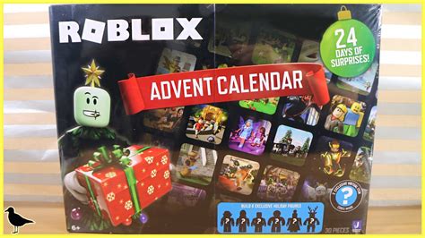 Roblox 2021 Advent Calendar Full 24 Day Unboxing Birdew Reviews